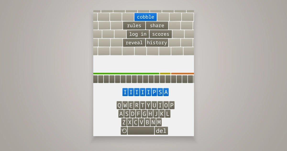 Cobble screenshot